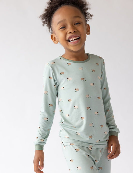 Lamb Bamboo Kids Pajama Set