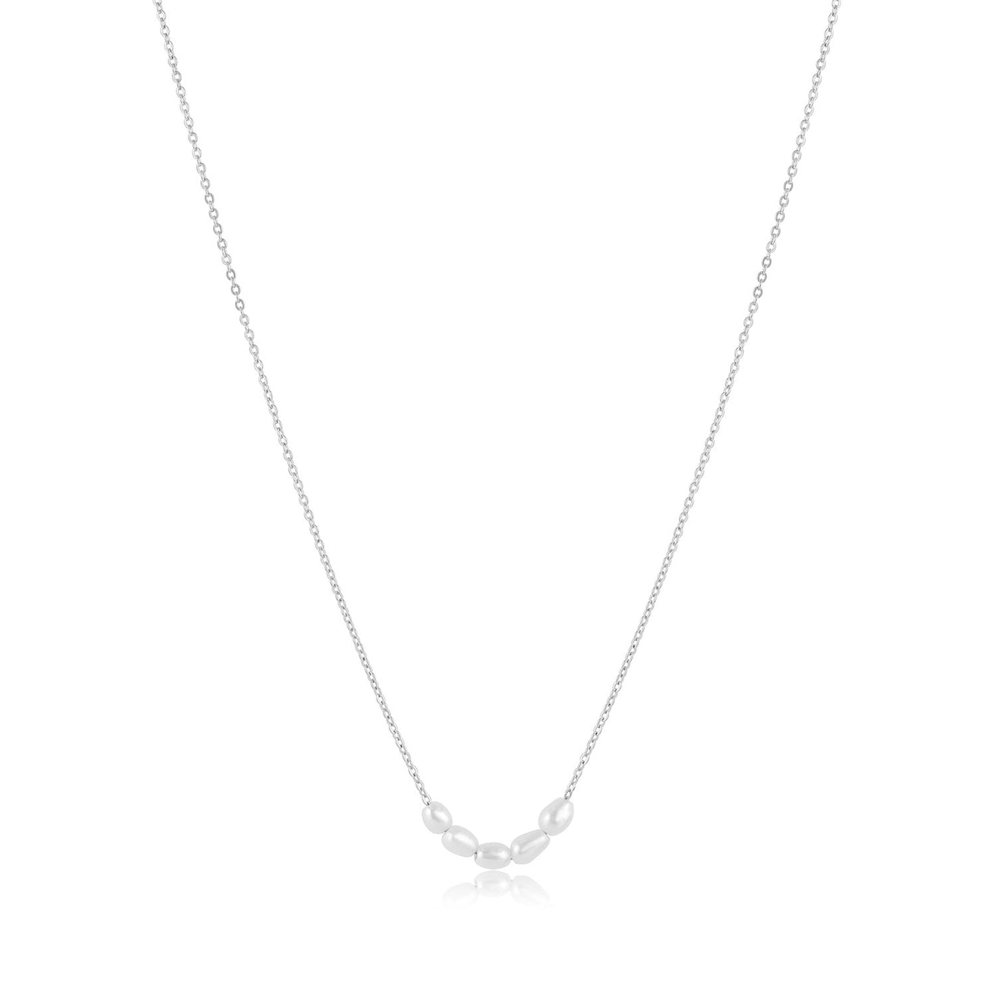 Freshwater Pearl Cable Chain Necklace 14k Gold Filled or Sterling Silver Landon Necklace