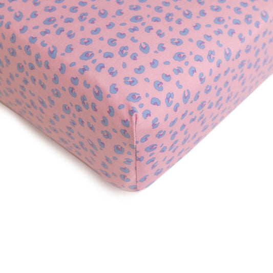 Leopard Bamboo Ultra-Soft Crib Sheet Lillian