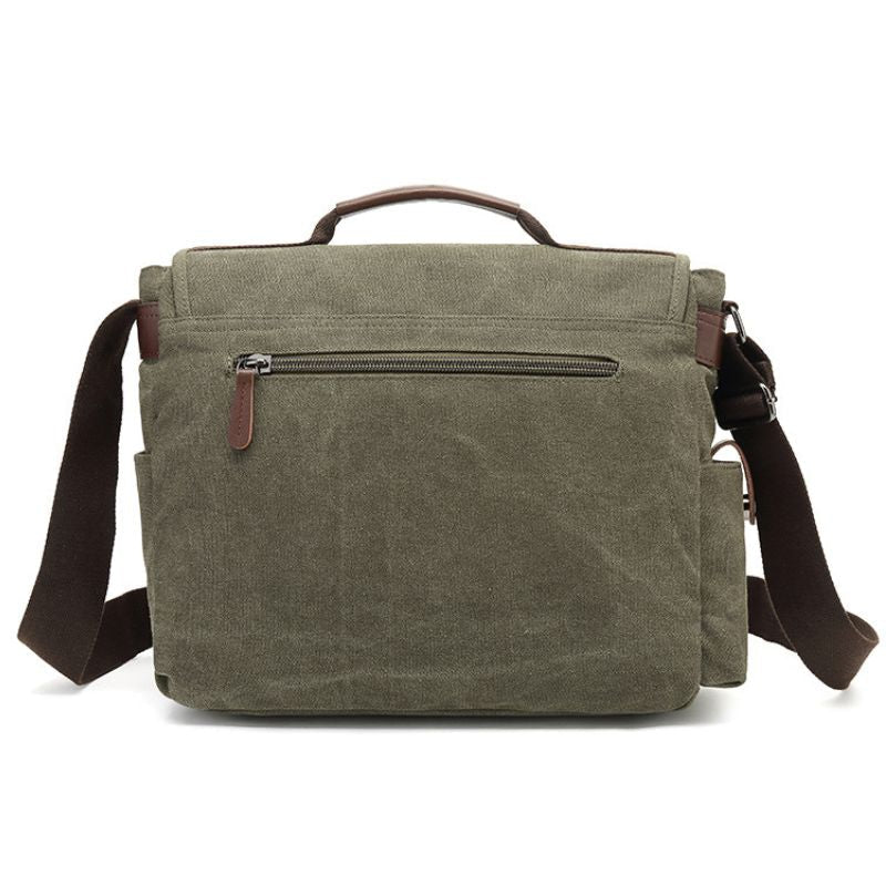 Large Canvas Messenger Bag