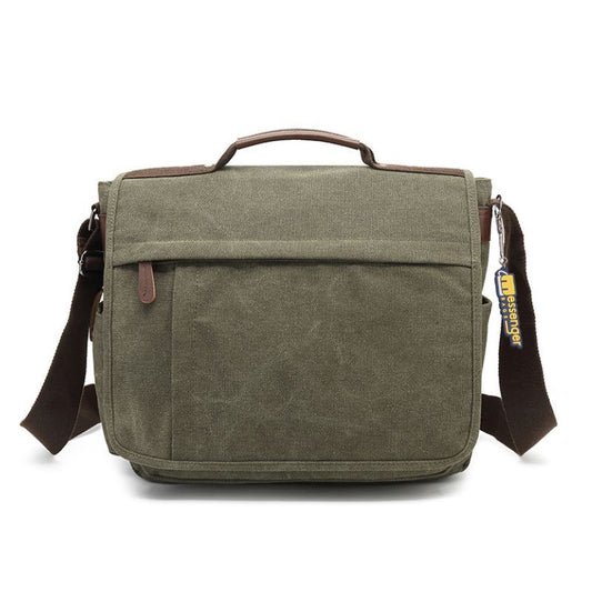 Large Canvas Messenger Bag