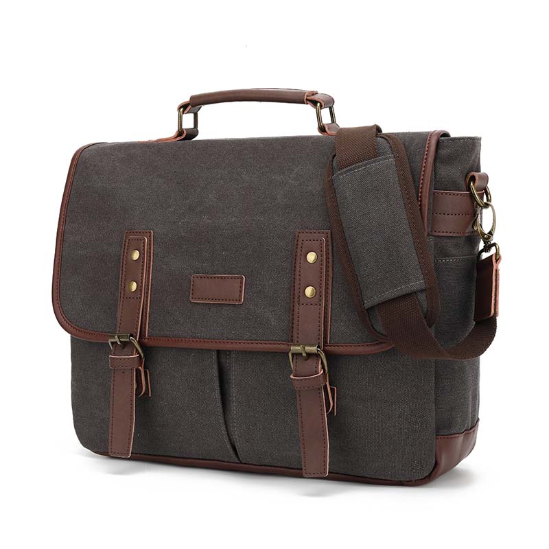 Large Canvas Vintage Messenger Bag