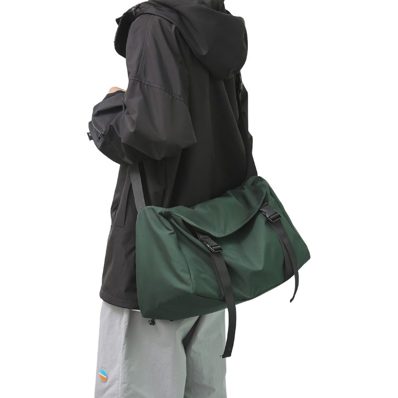 Large Nylon Crossbody Messenger Bag