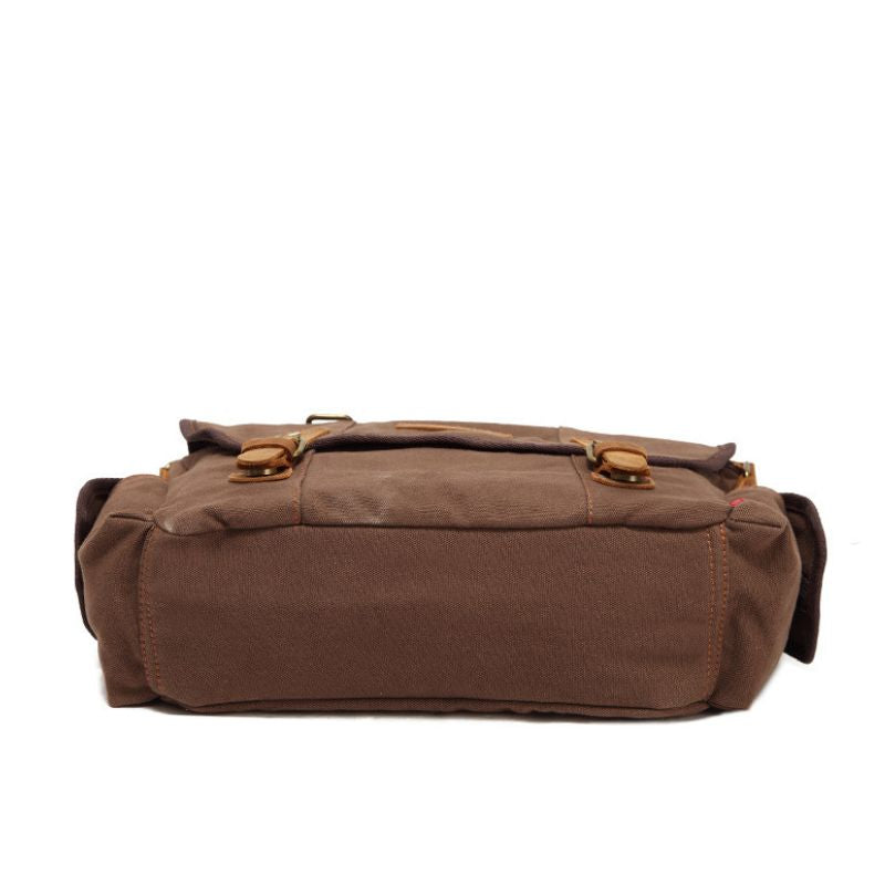 Large Traditional Canvas Messenger Bag