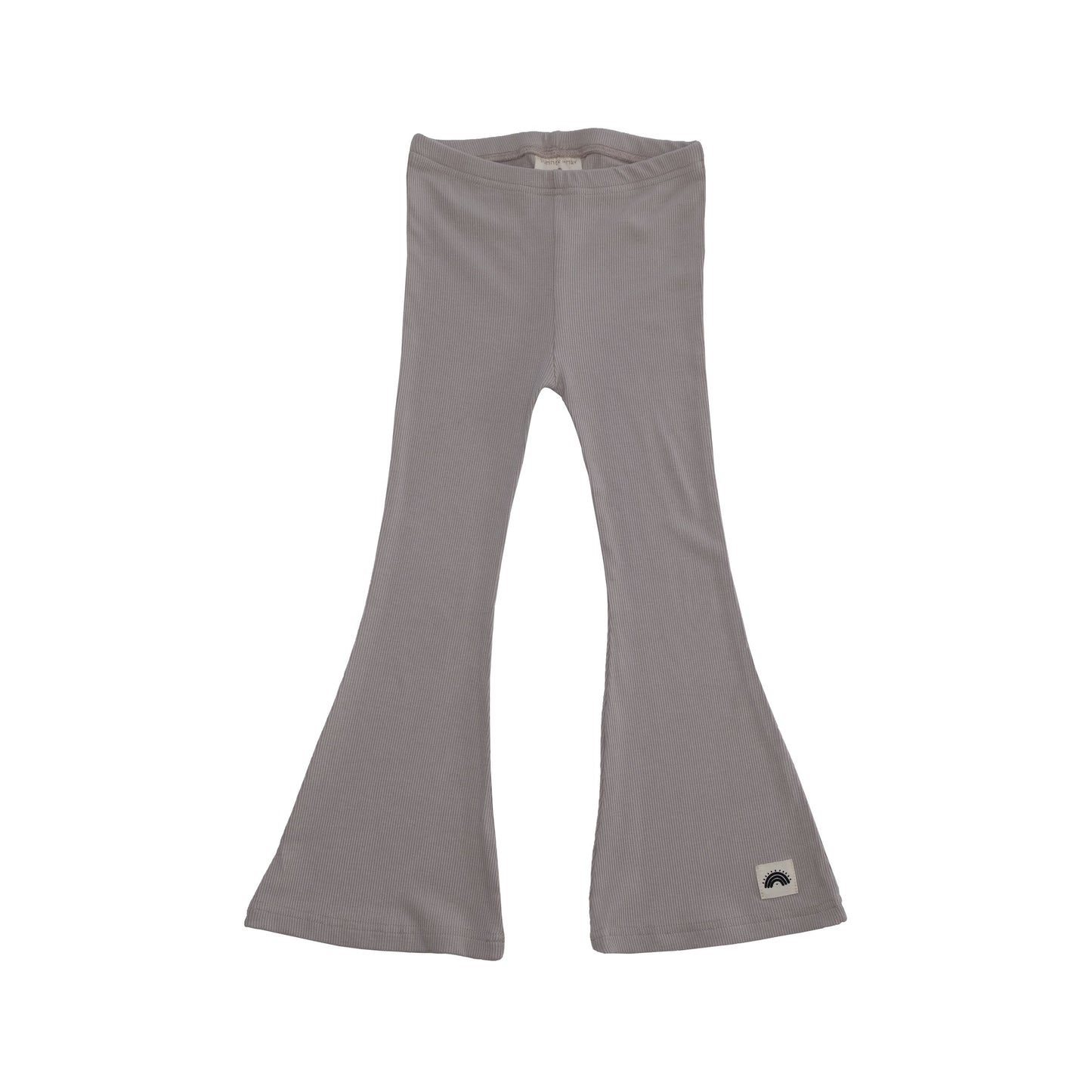 Lightweight Flared Leggings Beige Leggings