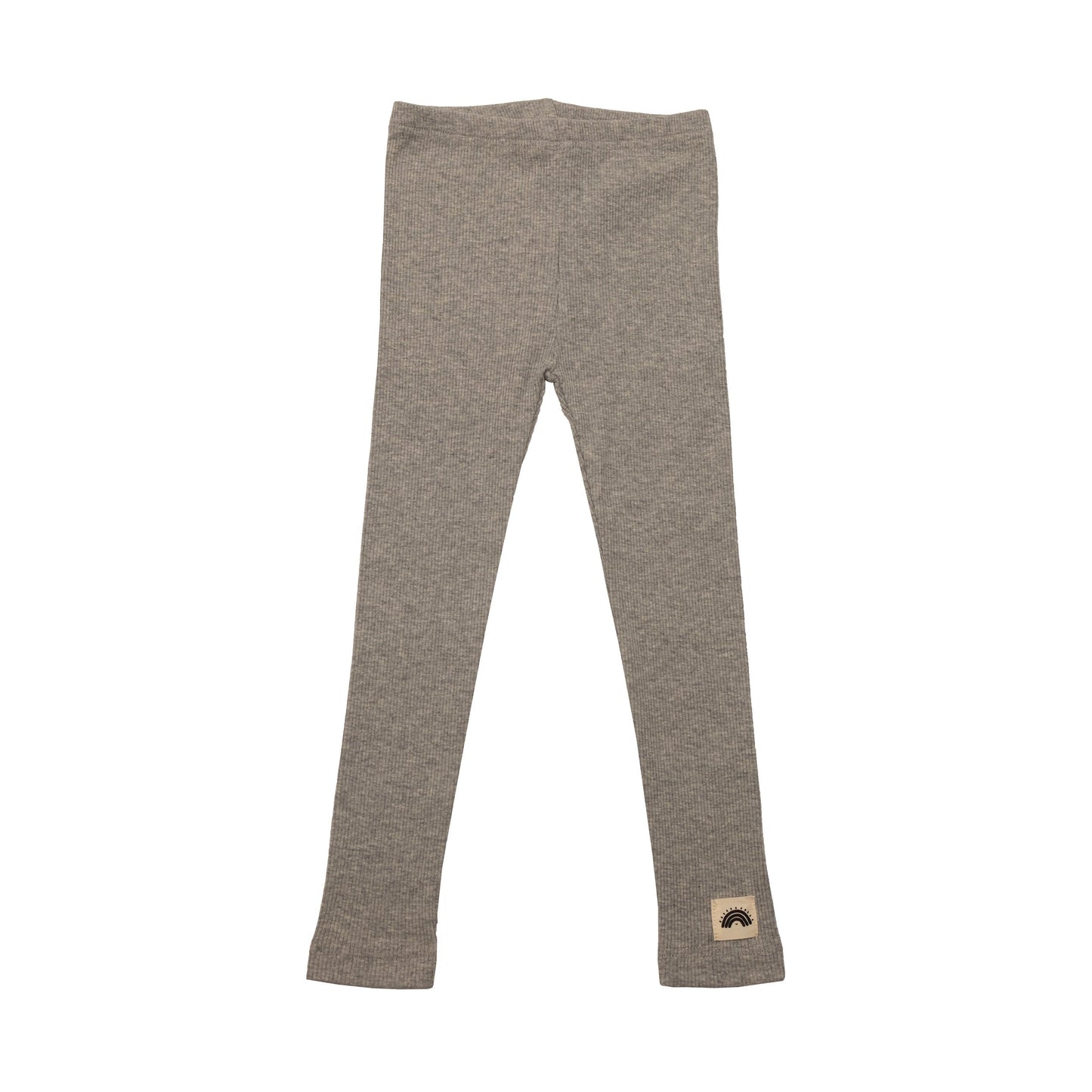 Light Grey Leggings Stretchy Cotton Blend Leggings