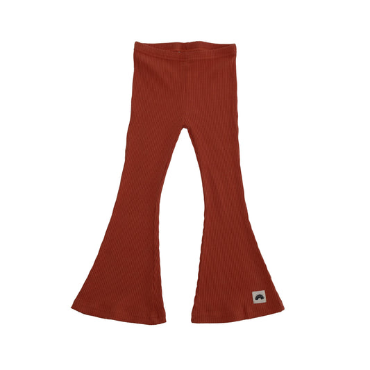 Flared Rust Leggings Flared Leggings