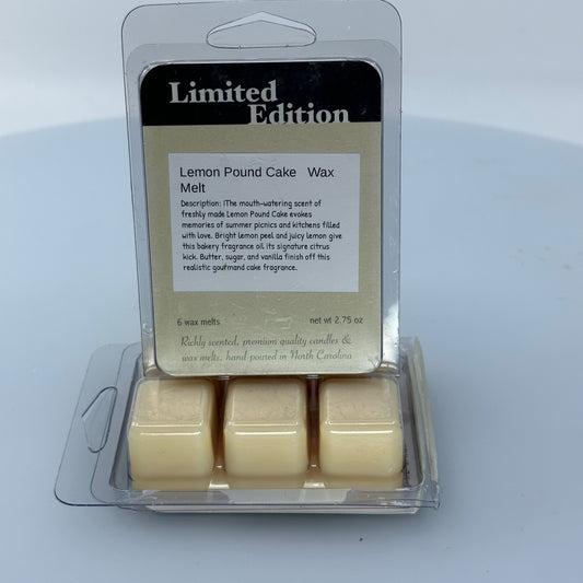 Lemon Pound Cake Wax Melts Soy Wax Melting Cubes Dana's Secret Closet