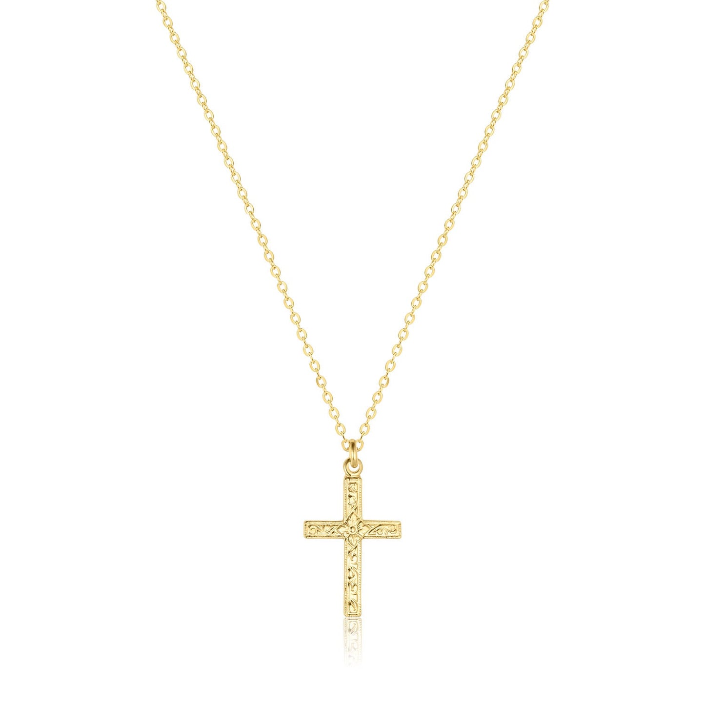 Levi Gold Filled Cross Necklace 14k Gold Filled Chain
