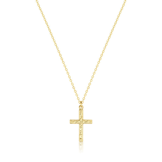 Levi Gold Filled Cross Necklace 14k Gold Filled Chain