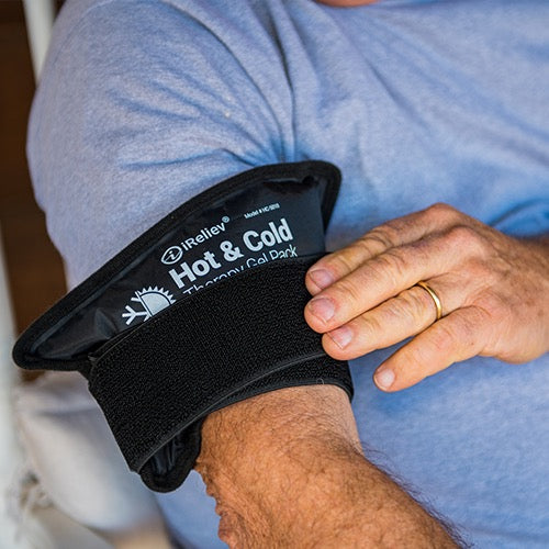 Reusable Hot and Cold Therapy Gel Pack with Securement Straps