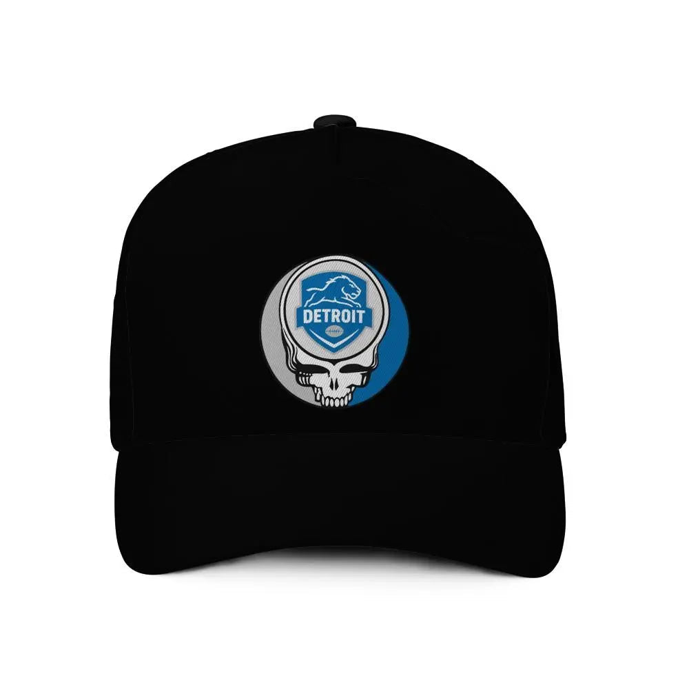 Detroit Football Edition Stealie Trucker Cap Eco-Friendly DTF Gridiron Collection