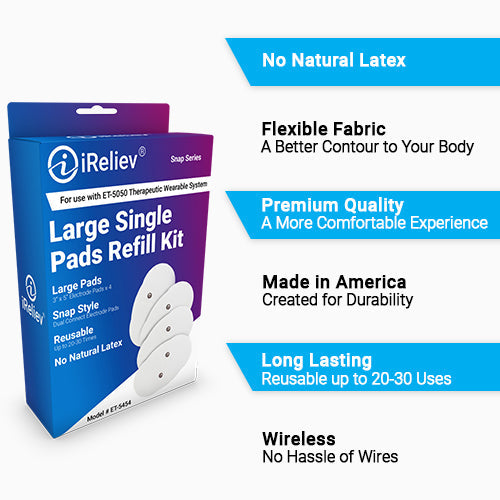 Wireless Large Single Pads Refill Kit with Premium Hydrogel