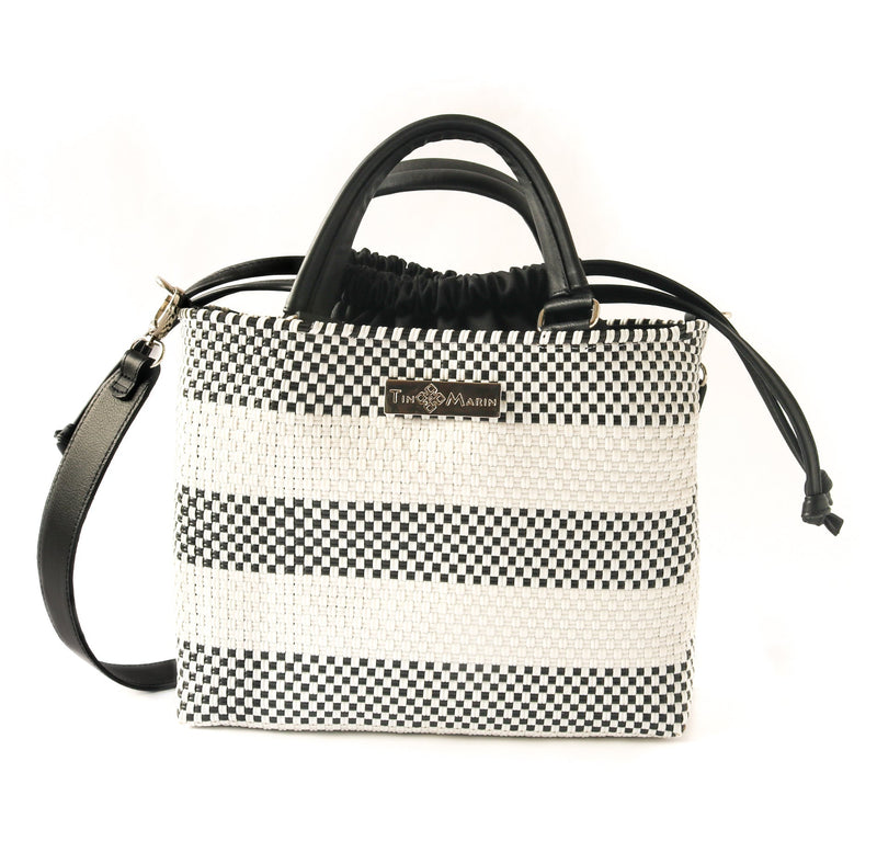 Medium Woven Crossbody Drawstring Bag Eco-Friendly Lolo