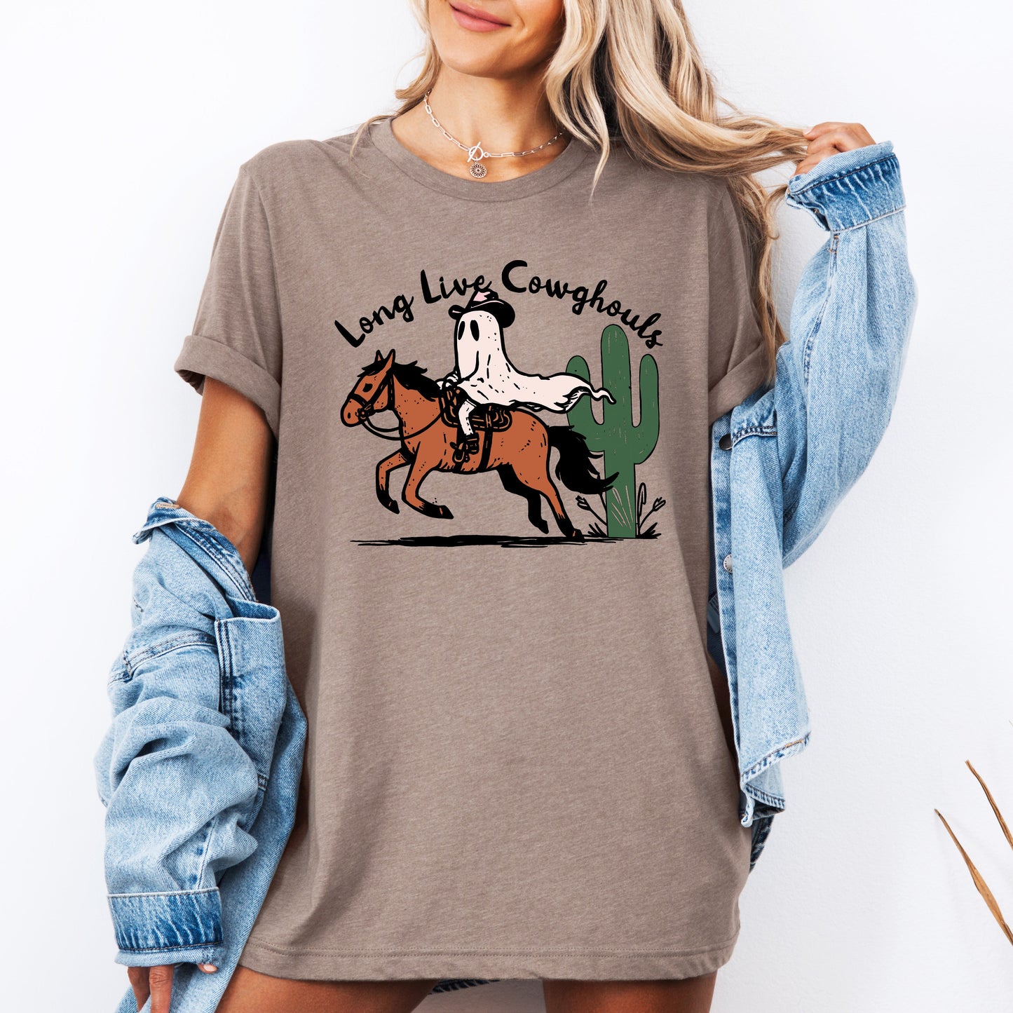 Long Live Cowghouls, Cowgirls, Cute, Western, Halloween, Tshirt