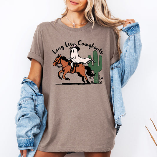 Long Live Cowghouls, Cowgirls, Cute, Western, Halloween, Tshirt