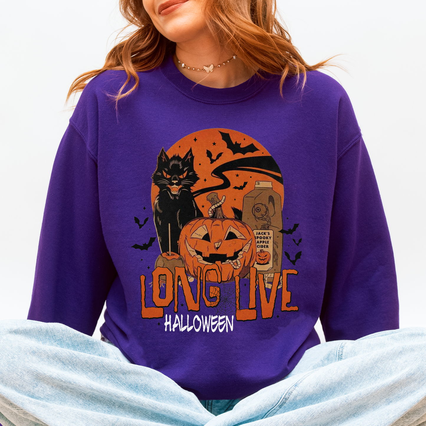 Long Live Halloween, Retro, Classic, Vintage Sweatshirt
