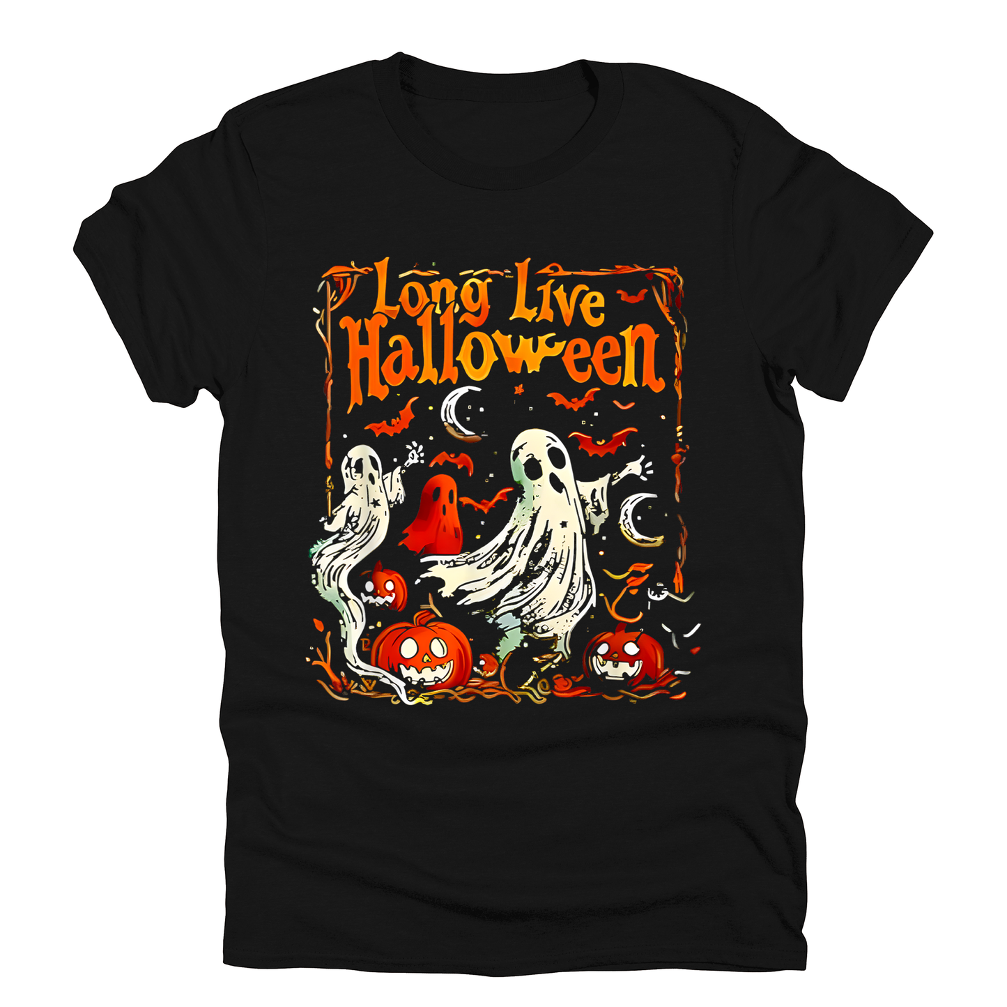 Long Live Halloween, Spooky, Pumpkins, Ghosts, Trending Graphic Tee, Tshirt