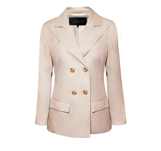 Louise Wool Double-Breasted Blazer Women’s Classic Style Le Réussi