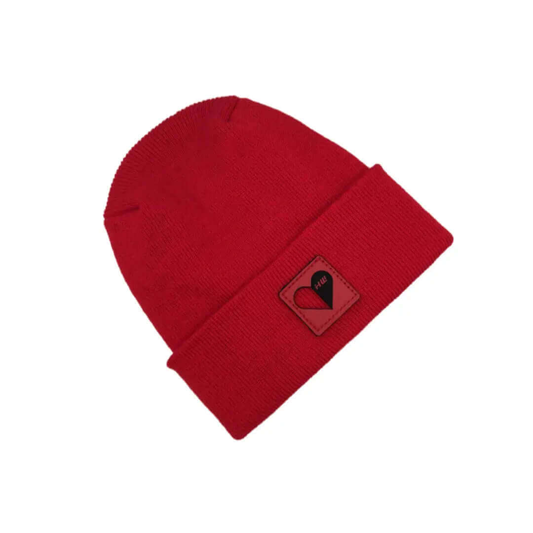 Scarlet Red Love-Inspired H-Stitch Beanie Haakwear