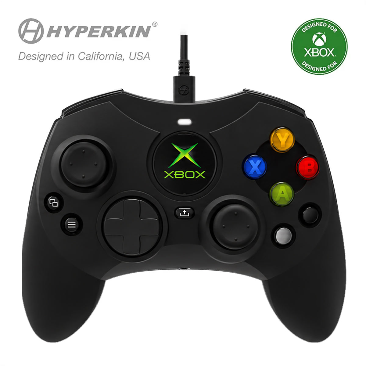 DuchesS Wired XBOX Controller - Black