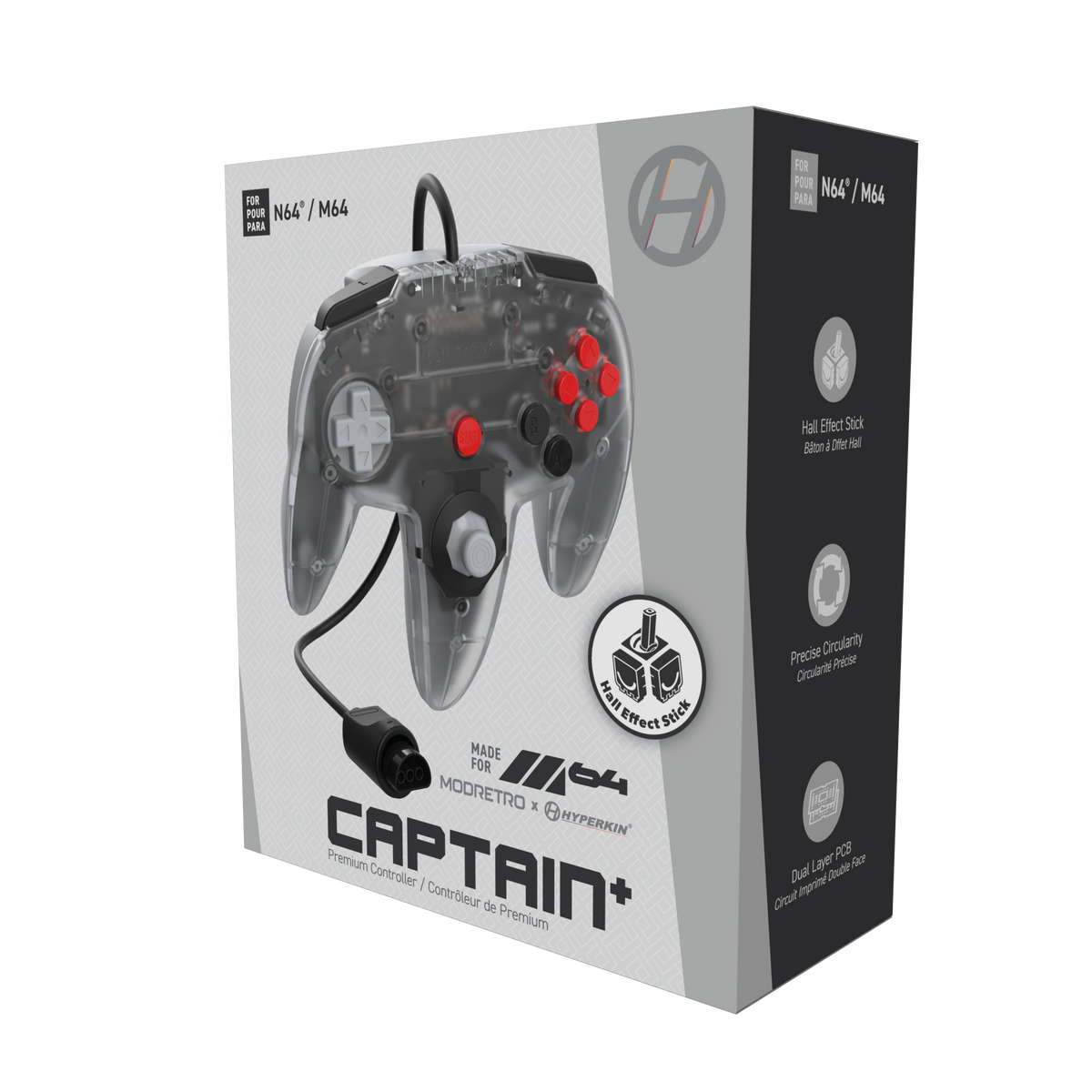M64 Captain+ Premium Controller – Special Edition Frost - Hyperkin