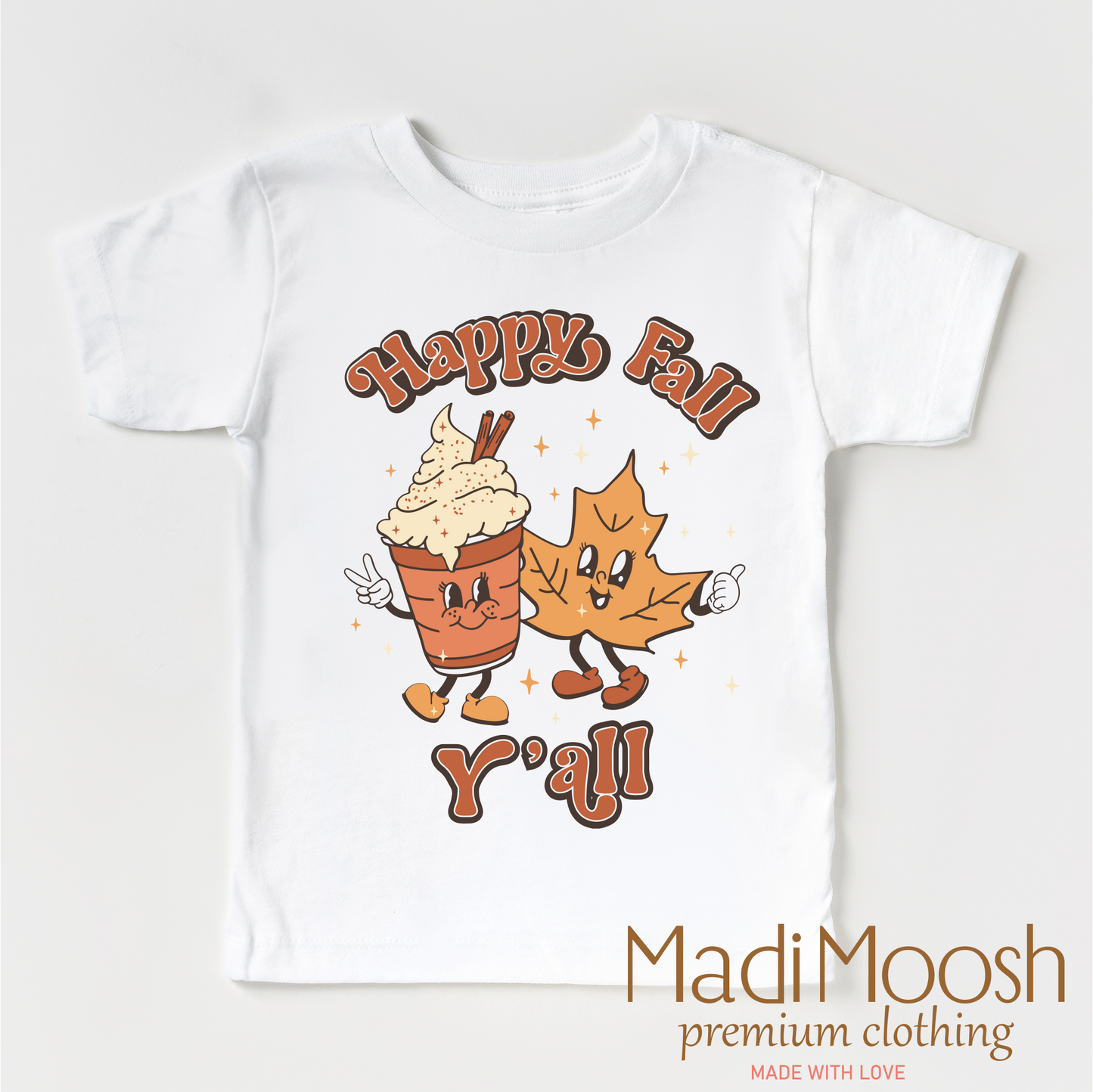 Happy Fall Y'all Thanksgiving Shirt Bella Canvas