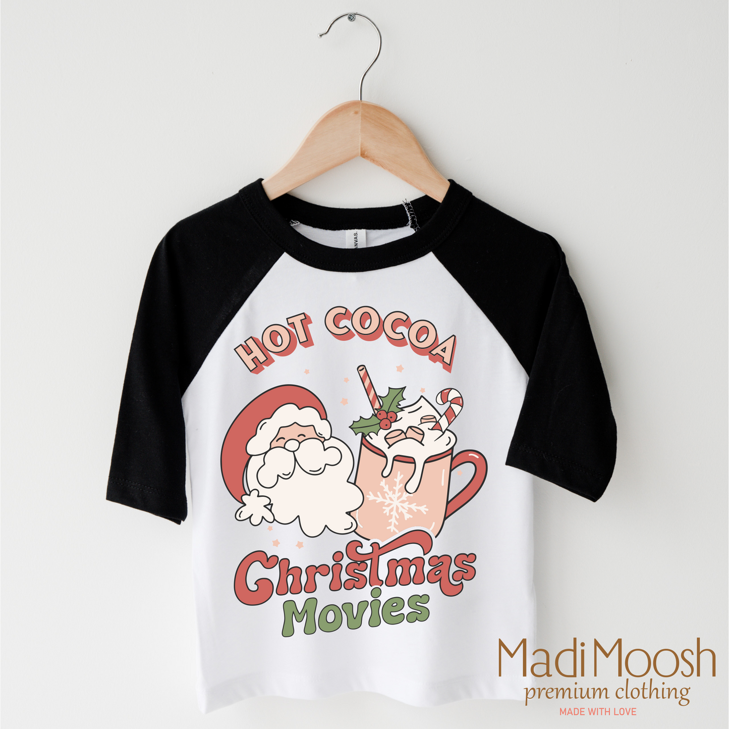 Hot Cocoa And Christmas Movies Shirt Christmas Tee Madi Moosh