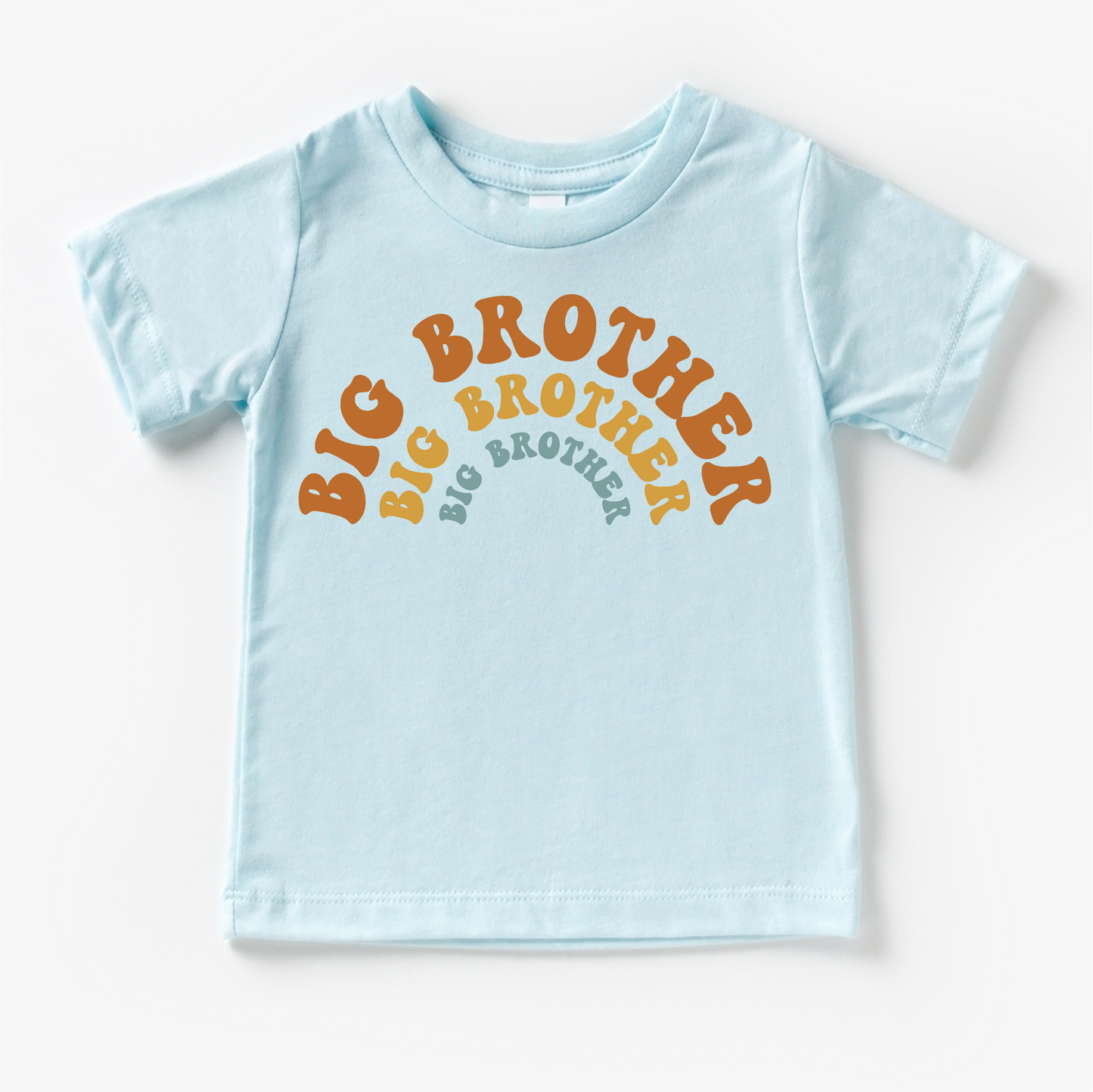 Retro Big Brother Siblings Family Shirt - Brother Tee