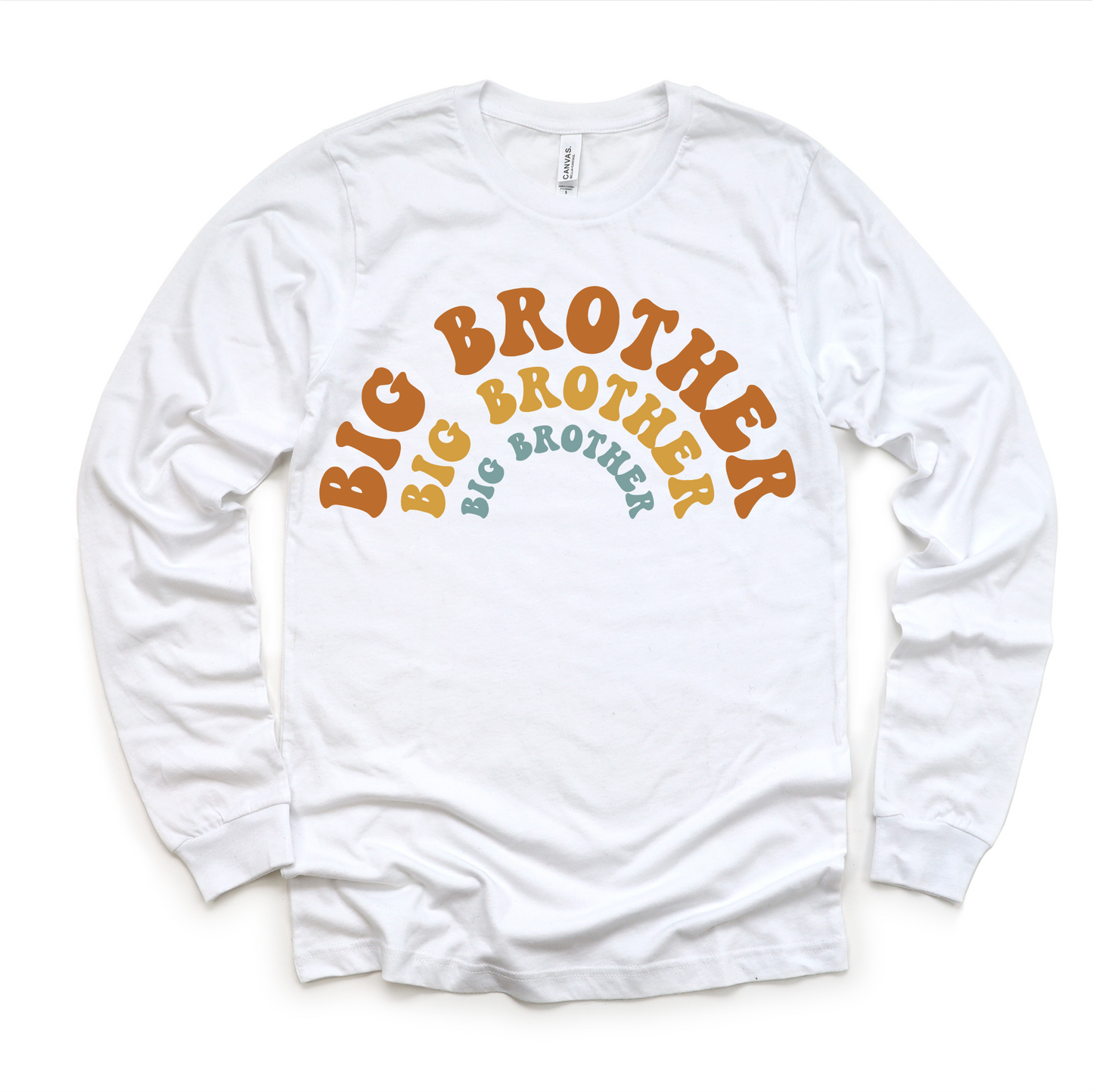 Retro Big Brother Siblings Family Shirt - Brother Tee