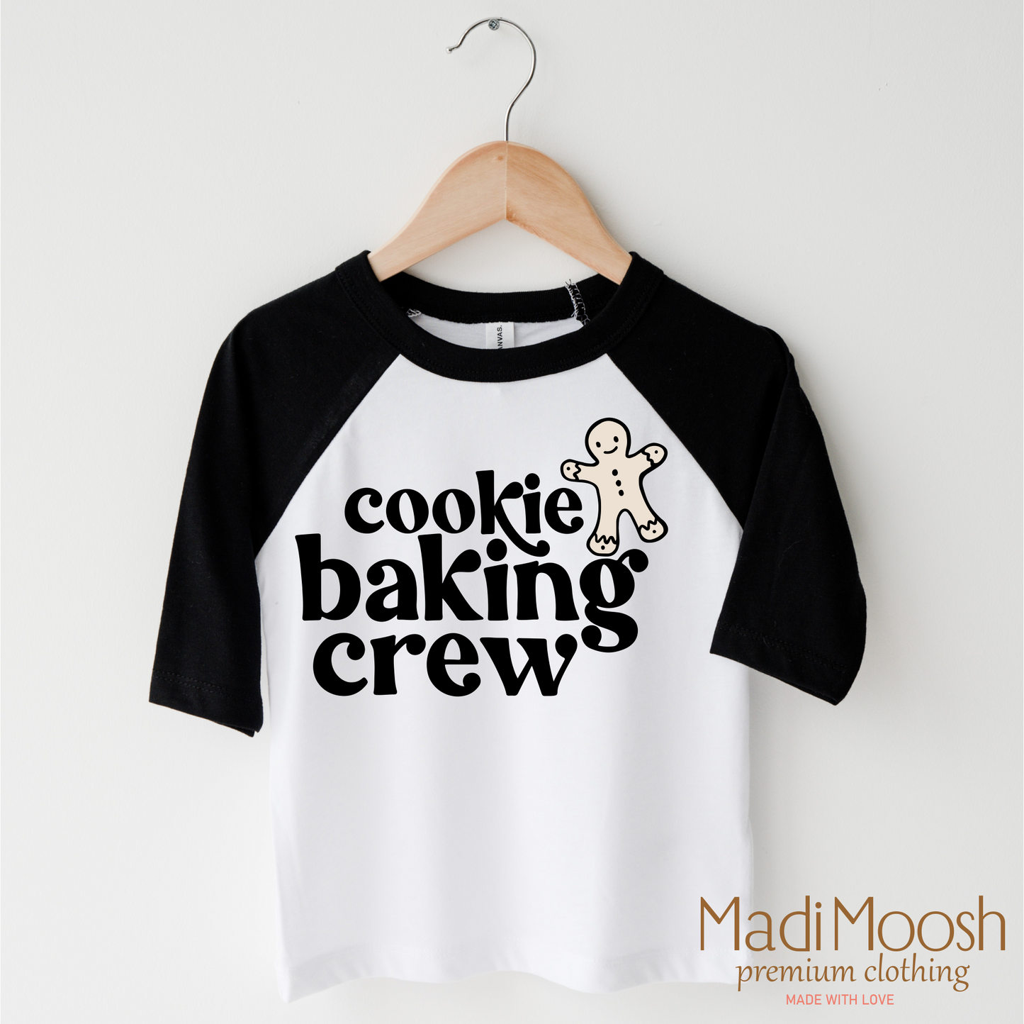 Gingerbread Cookie Baking Crew Shirt Christmas Tee Madi Moosh