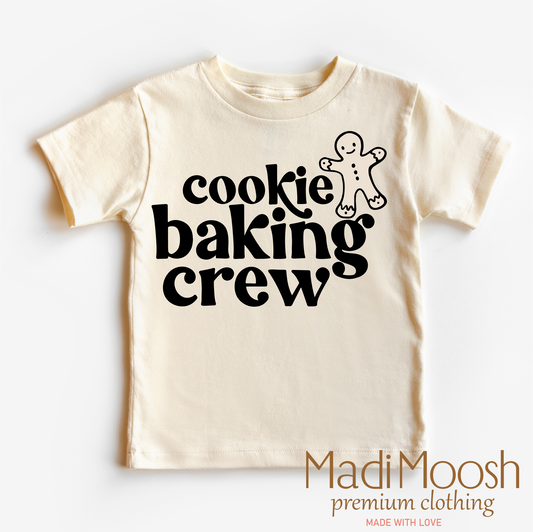 Gingerbread Cookie Baking Crew Shirt Christmas Tee Madi Moosh