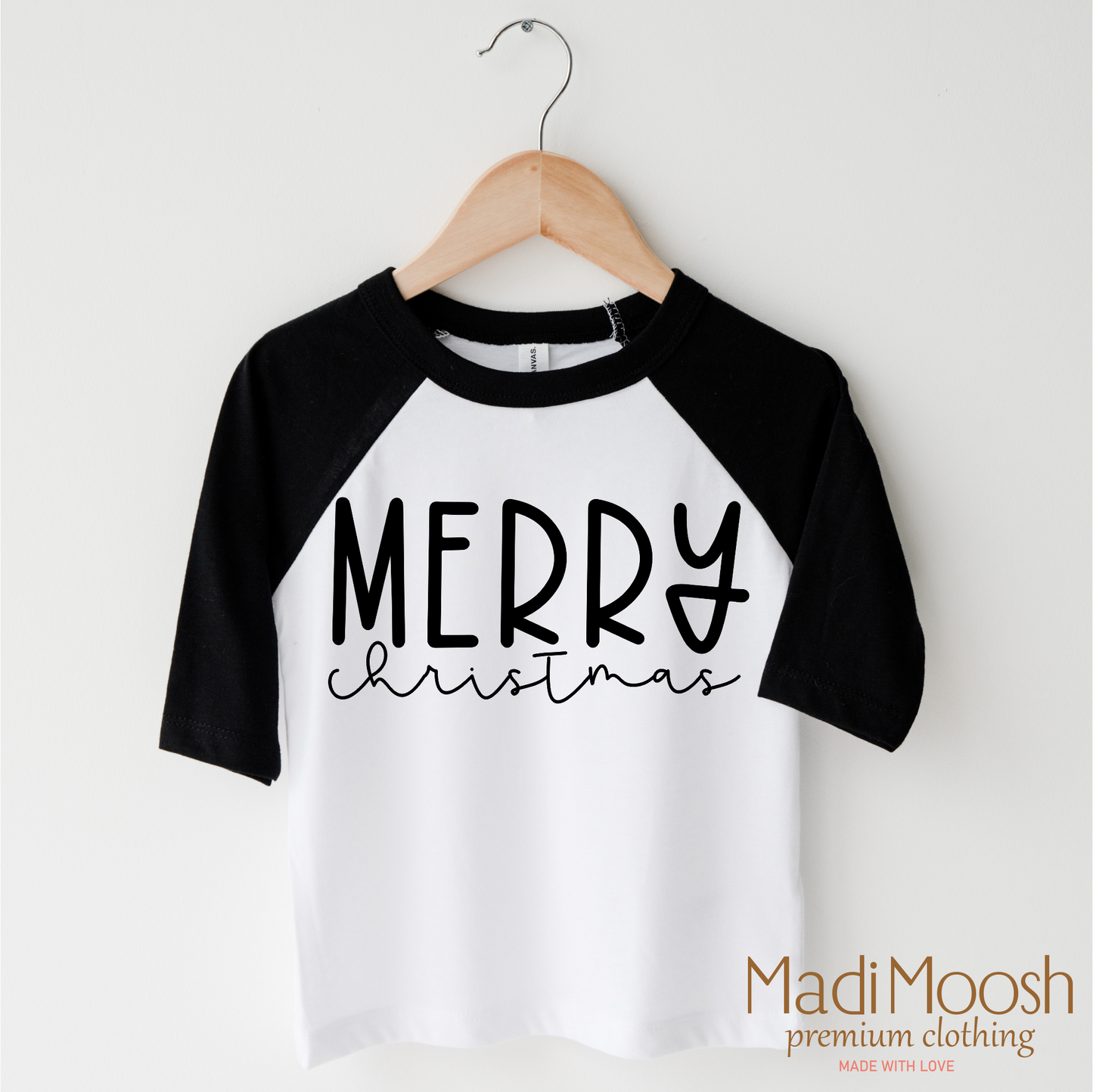 Classic Merry Christmas Shirt Festive Tee Bella Canvas