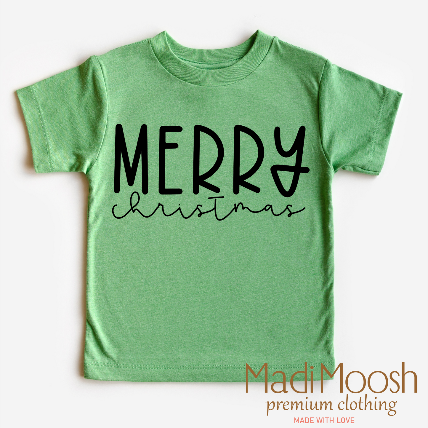 Classic Merry Christmas Shirt Festive Tee Bella Canvas