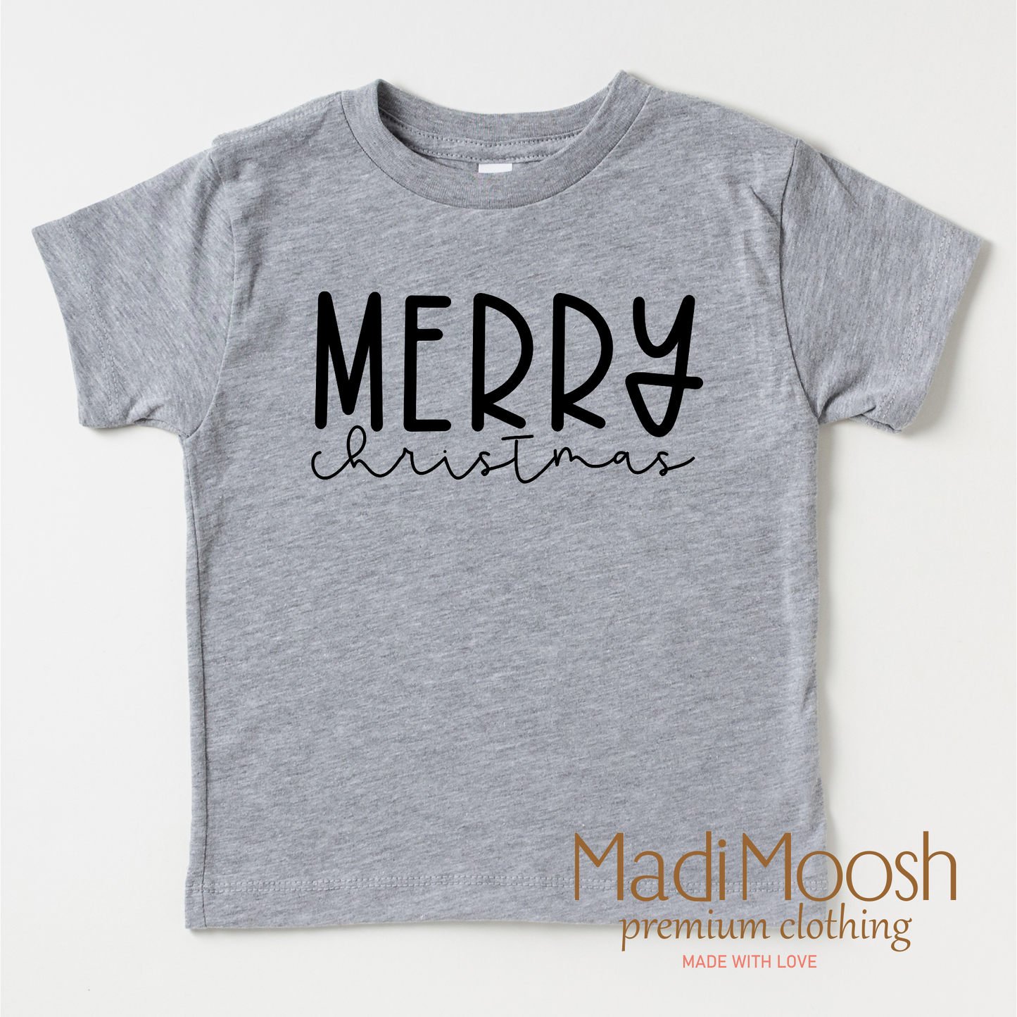 Classic Merry Christmas Shirt Festive Tee Bella Canvas