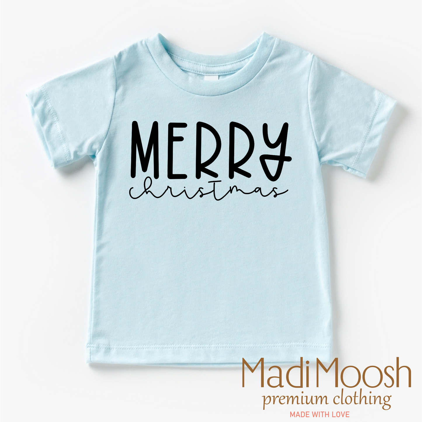 Classic Merry Christmas Shirt Festive Tee Bella Canvas