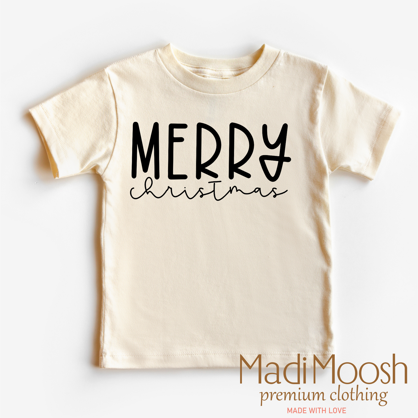 Classic Merry Christmas Shirt Festive Tee Bella Canvas