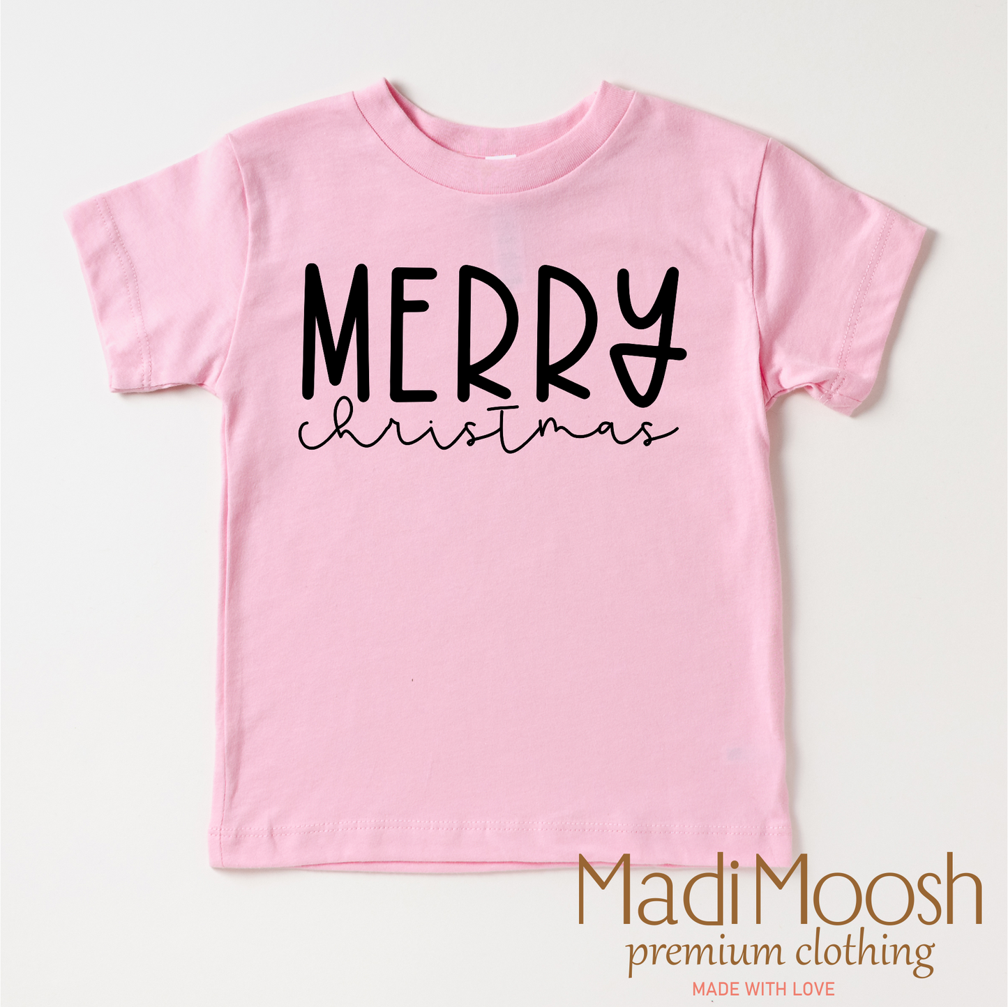 Classic Merry Christmas Shirt Festive Tee Bella Canvas