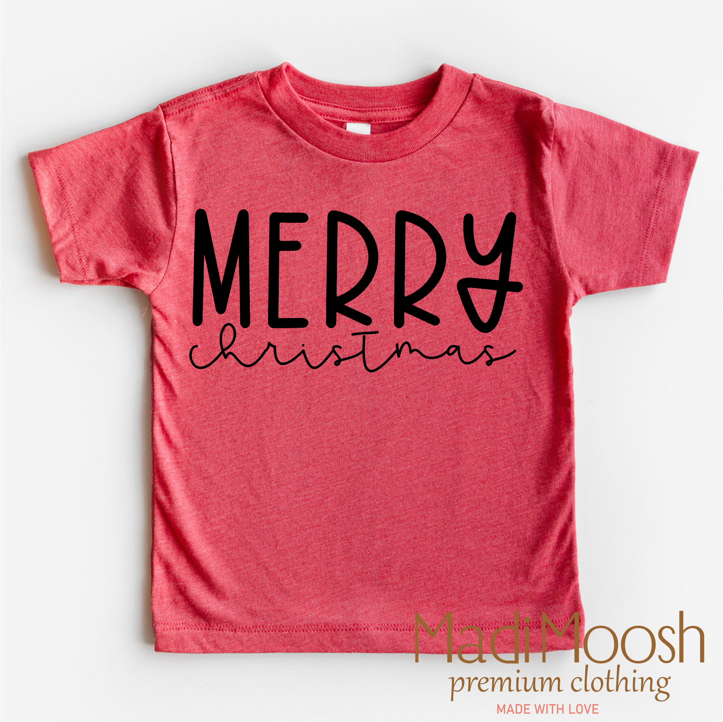 Classic Merry Christmas Shirt Festive Tee Bella Canvas