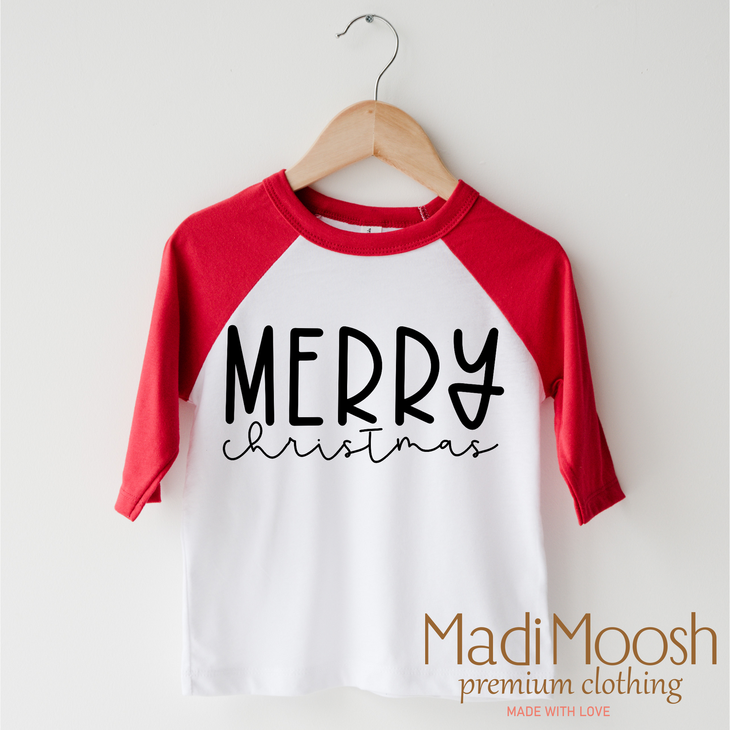 Classic Merry Christmas Shirt Festive Tee Bella Canvas