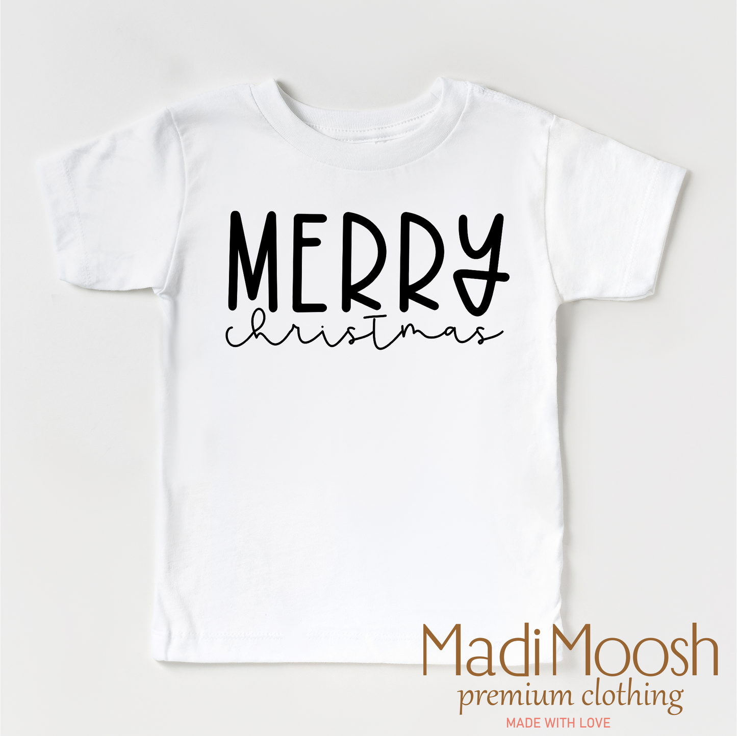 Classic Merry Christmas Shirt Festive Tee Bella Canvas