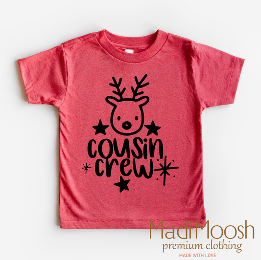 Cousin Crew Comfortable Christmas Shirt Christmas Tee Madi Moosh