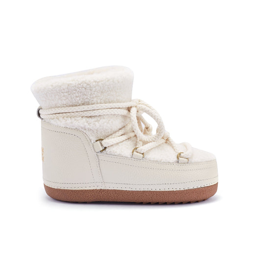 Chunky Snowboot Sheepskin Winter Boot Manon Cream Luxe