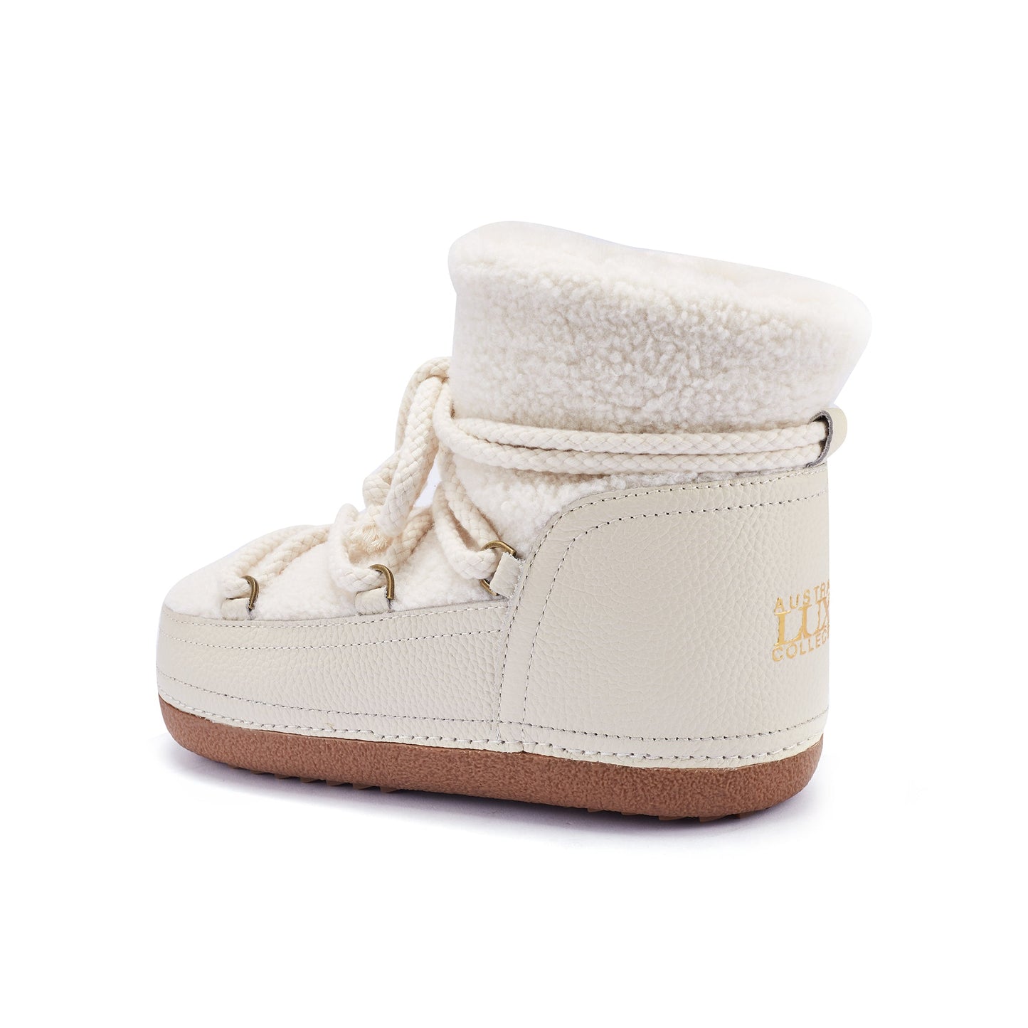 Chunky Snowboot Sheepskin Winter Boot Manon Cream Luxe