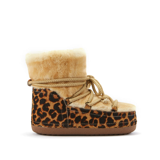 Leopard Chunky Snowboot Winter Boot Manon Luxe