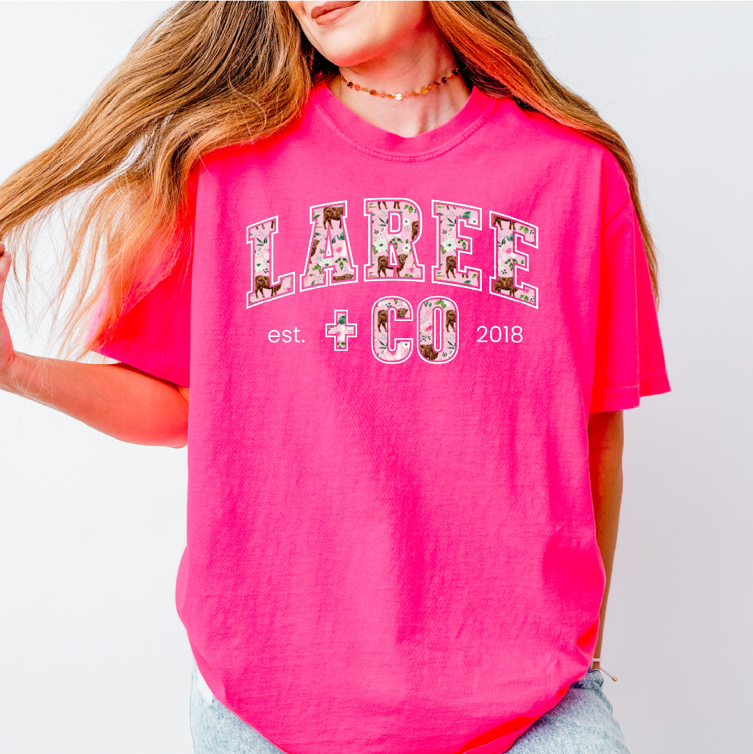 Maria LC Pattern Comfort Colors Cotton Tee Laree + Co