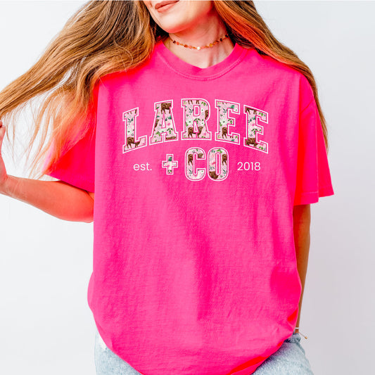 Maria LC Pattern Comfort Colors Cotton Tee Laree + Co