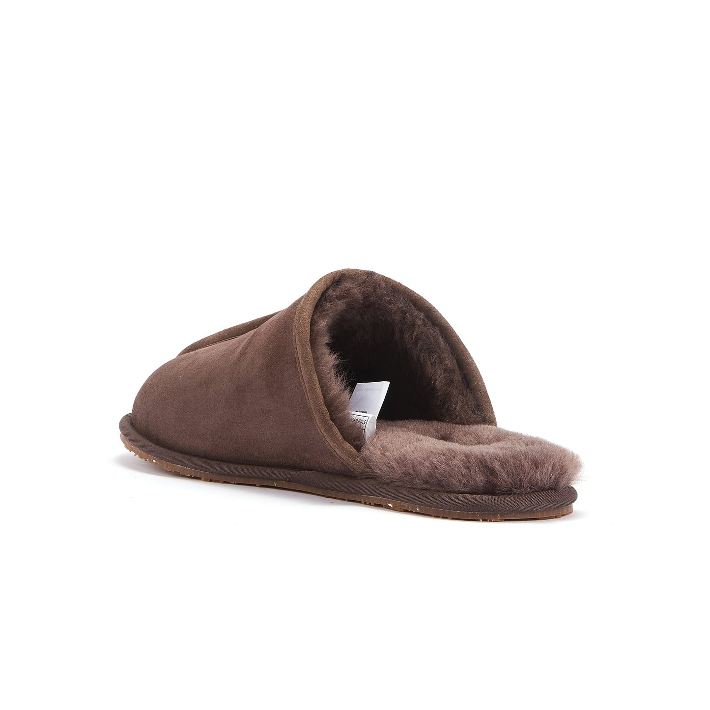Closed Mule Burnt Super Soft Sheepskin Loungewear Slipper Mens