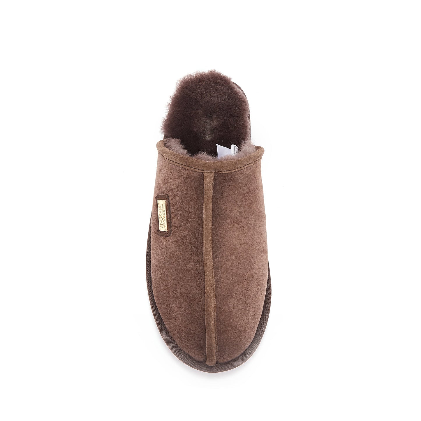 Closed Mule Burnt Super Soft Sheepskin Loungewear Slipper Mens