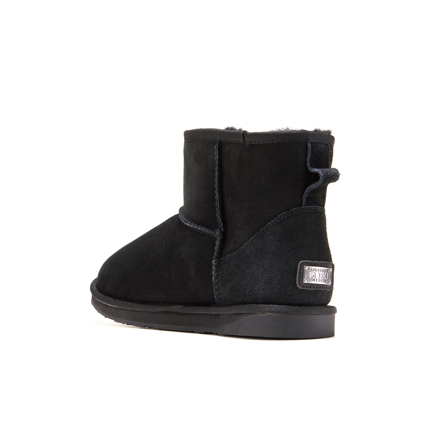 Cosy X Extra Short Sheepskin Boot Mens Black Australia Luxe Collective